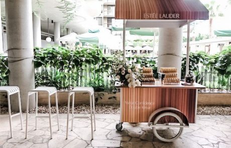 Canopy+Cart+-+Promotional+Activation+-+Estee+Lauder